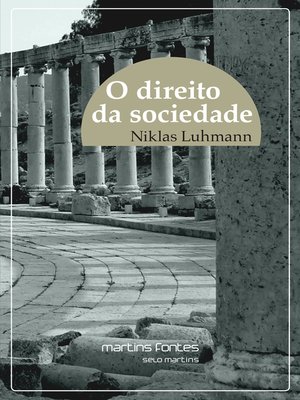 cover image of O direito da sociedade